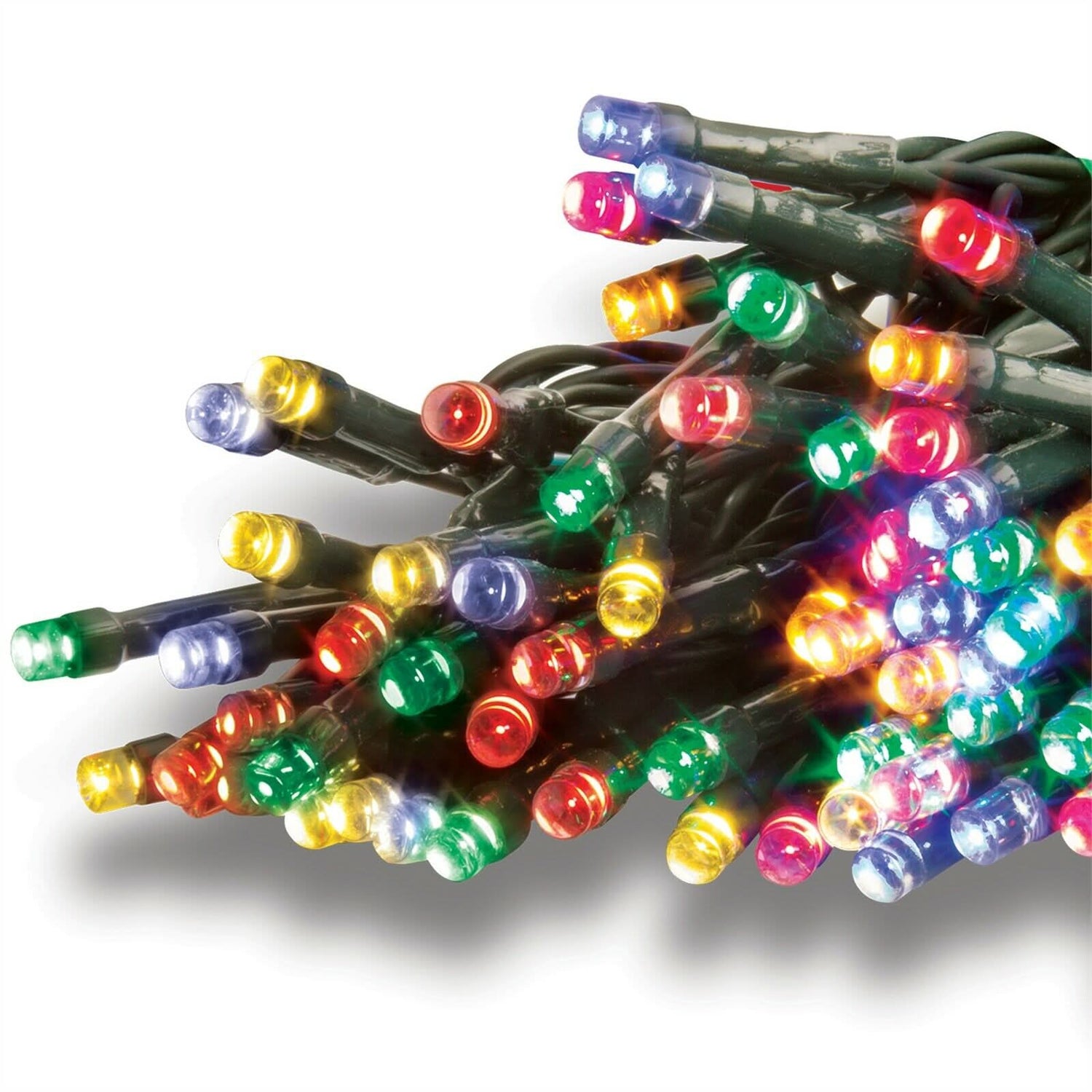 Long connectable LED fairy lights for large indoor and sheltered outdoor installations
