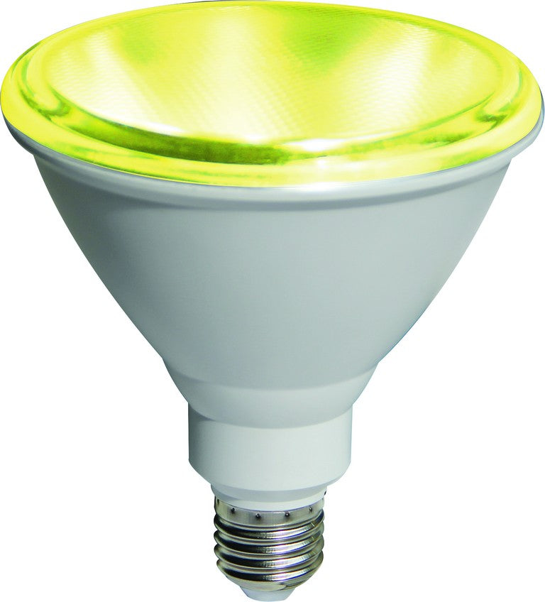 LED Bulb - Yellow 15W PAR38 - Future Light - LED Lights South Africa