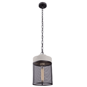 Cement and Metal Cage Pendant - Future Light - LED Lights South Africa