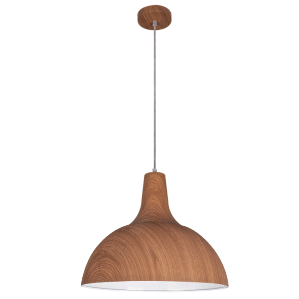 Metal Pendant with Wood Grain Finish - Future Light - LED Lights South Africa
