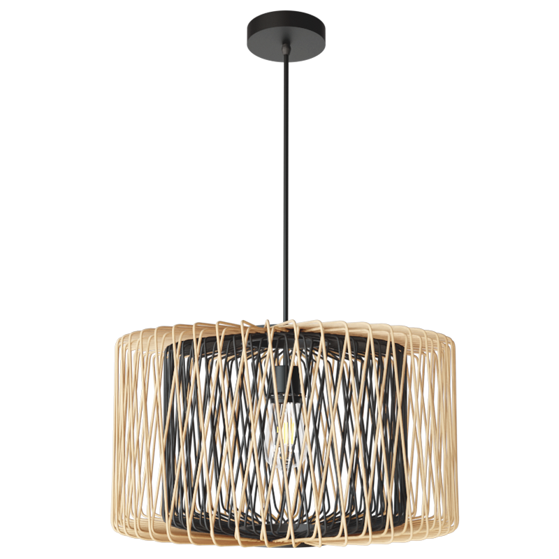 Bamboo & Metal Pendant PEN514 - Future Light - LED Lights South Africa