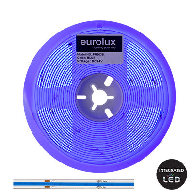 Eurolux Seamless 24V COB Strip Light Kit - Blue - Future Light - LED Lights South Africa