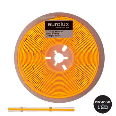 Eurolux Seamless 24V COB Strip Light Kit - Orange - Future Light - LED Lights South Africa