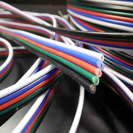 LED RGBW Strip Light Extension Wire