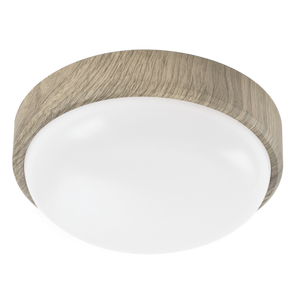 Bathroom LED Ceiling Light - Light / Dark Wood (IP54) - Future Light - LED Lights South Africa