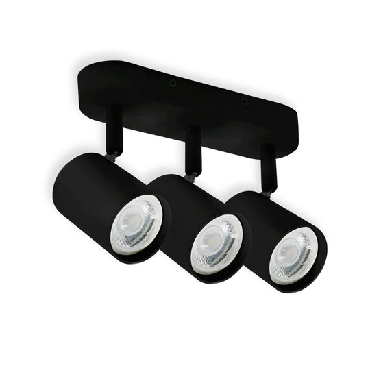 Black Pulse 3 Light Adjustable Spotlight - Future Light - LED Lights South Africa