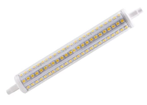 Replacing halogen floodlights with dimmable R7S LED lamp