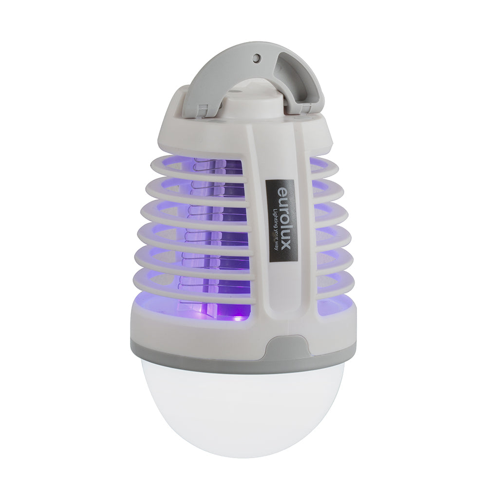 Rechargeable LED Camping Mosquito / Insect Killer - White / Red - Future Light - LED Lights South Africa