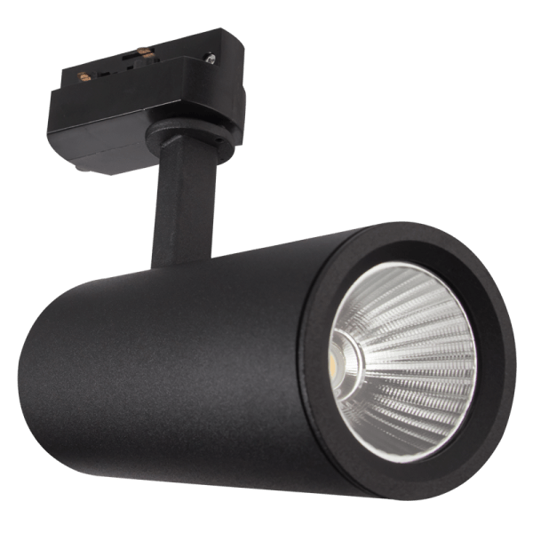 LED Track Light - 3 Wire Black 20 Watt
