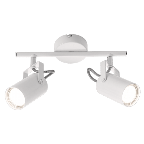 2 Light White Ceiling Spotlight - Future Light - LED Lights South Africa