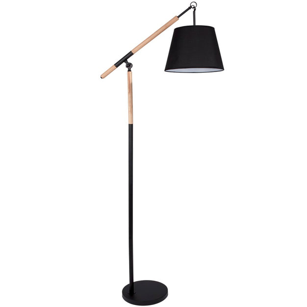 Black & Wood Floor Lamp - Future Light - LED Lights South Africa