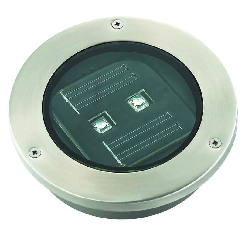 LED Deck Light - Solar LED Deck Light (Stainless Steel) - 3-LED