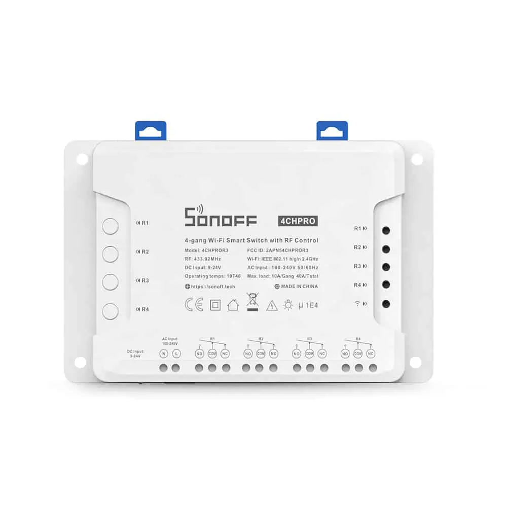 SONOFF 4ch PRO R3 Wi-Fi and RF Smart Switch - Future Light - LED Lights South Africa
