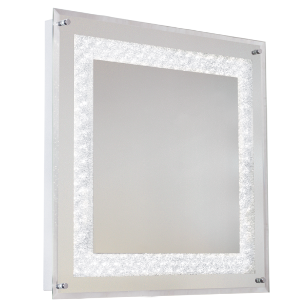 Crystal Square LED Mirror - Future Light - LED Lights South Africa