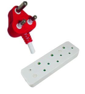 Multi Plug Adaptor - 3 Way with Surge Protection - Future Light - LED Lights South Africa
