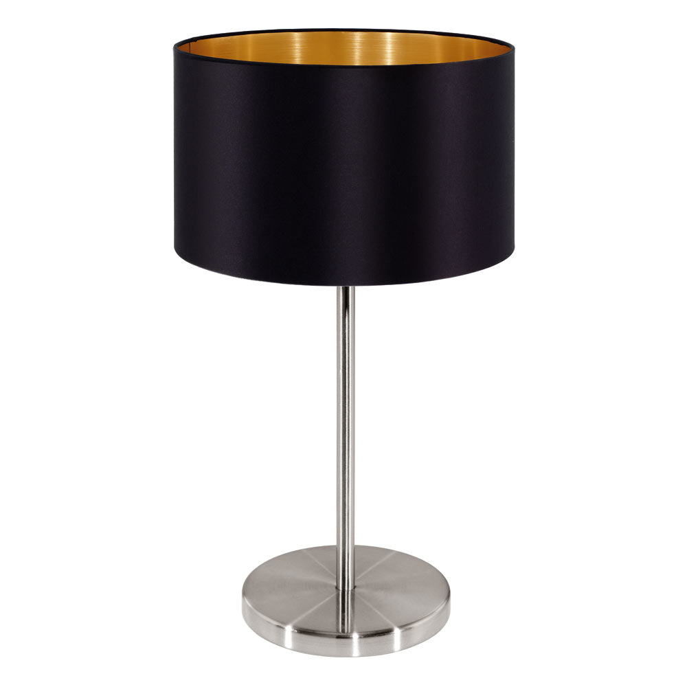 Maserlo Black & Gold Table Lamp - Future Light - LED Lights South Africa