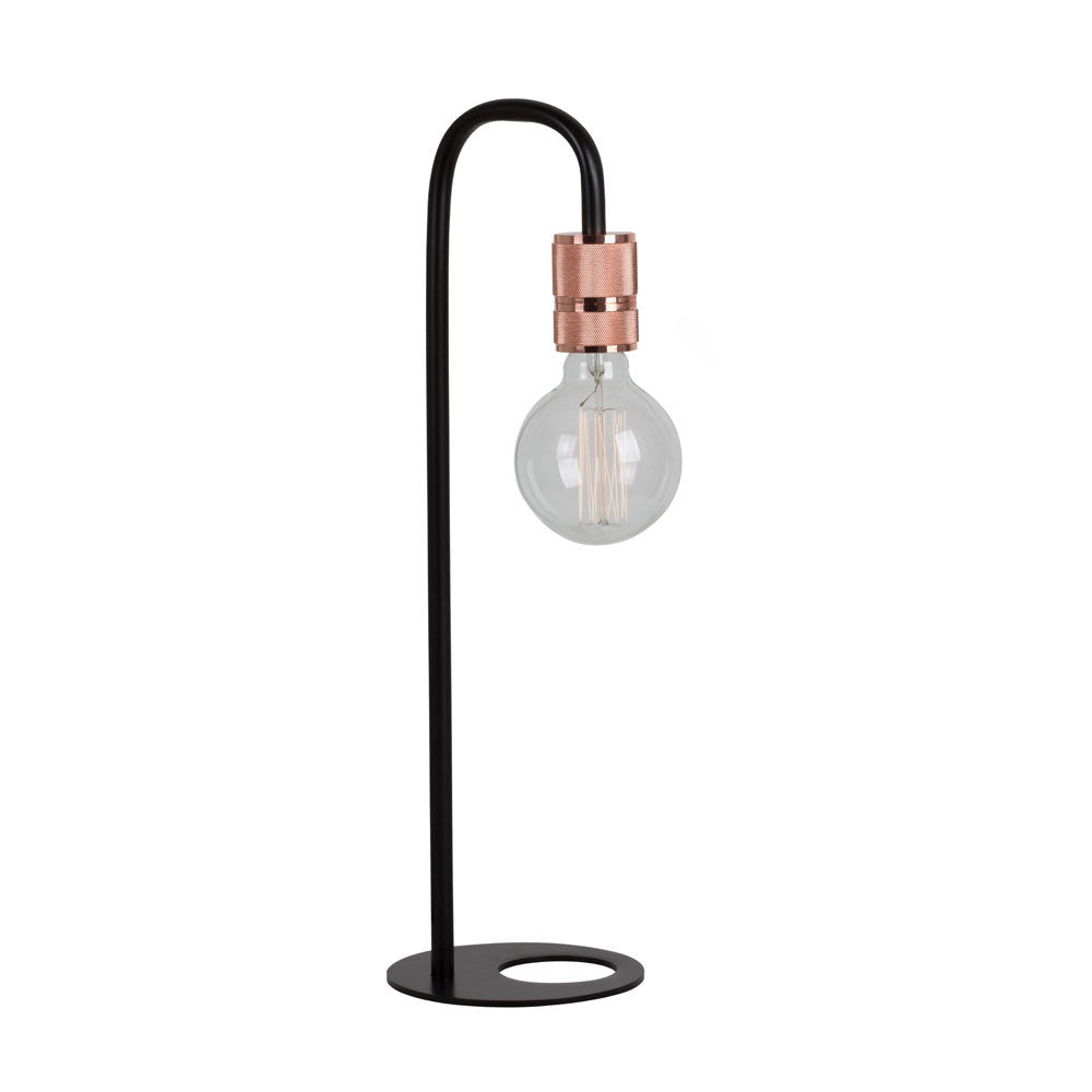 Seville Table Lamp Black / Copper - Future Light - LED Lights South Africa