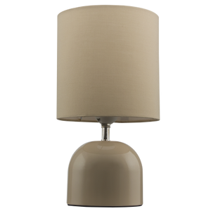 Beige Metal Table Lamp with Fabric Shade - Future Light - LED Lights South Africa