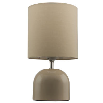 Beige Metal Table Lamp with Fabric Shade - Future Light - LED Lights South Africa