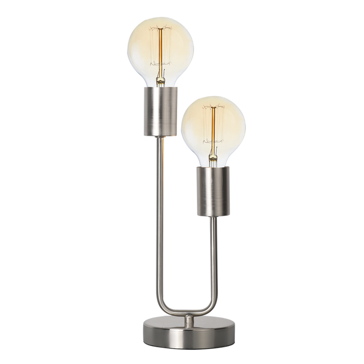 Hensel Satin Chrome Table Lamp - Future Light - LED Lights South Africa