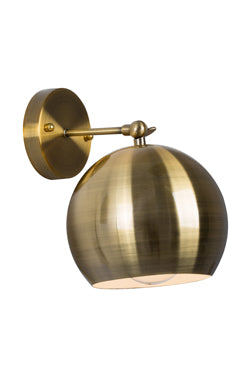 Round Wall Light Antique Brass - Future Light - LED Lights South Africa