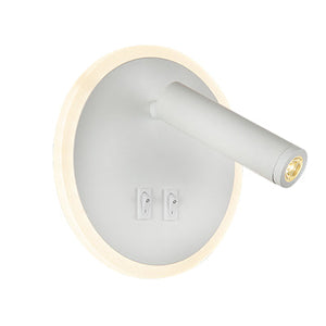 Metal Round Wall Light 160mm White - Future Light - LED Lights South Africa