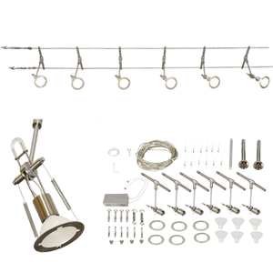 LED 12V Wire Track Lighting System - 10 Meter Span - Future Light - LED Lights South Africa