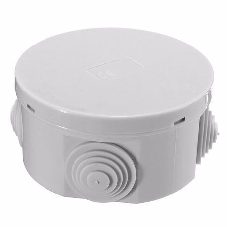 Round Waterproof, Flame Resistant Junction Box - 80mm (Launch Special) - Future Light - LED Lights South Africa
